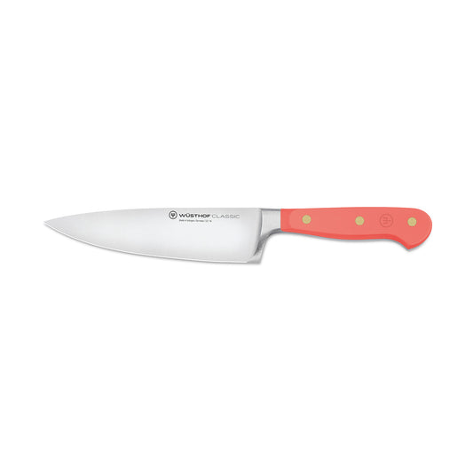 Classic Coral Peach 6" Chef's Knife