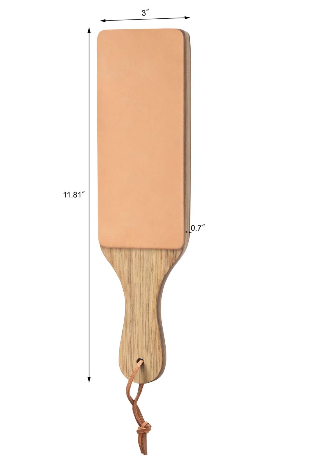 2-Sided Leather Paddle Strop