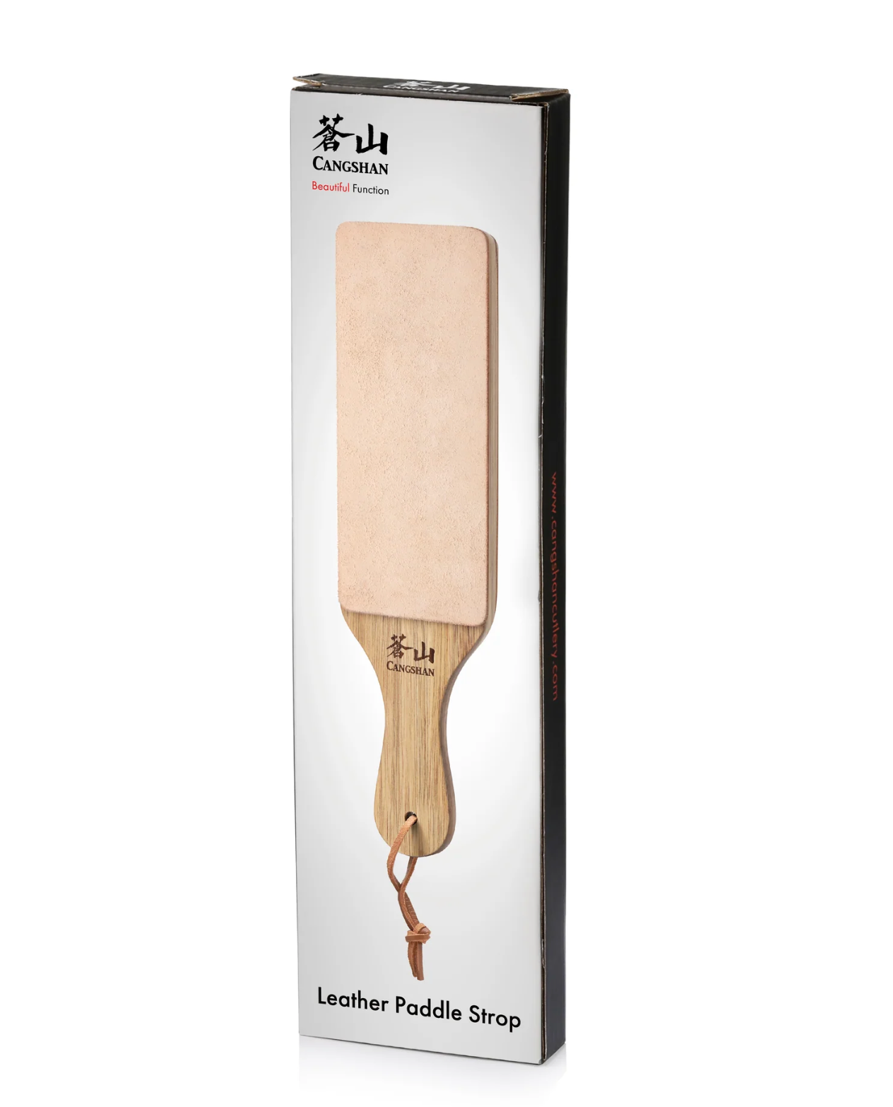 2-Sided Leather Paddle Strop