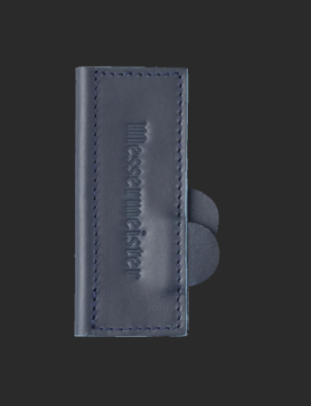 Leather Magnetic Edge Guards / Blade Guards - Midnight Navy