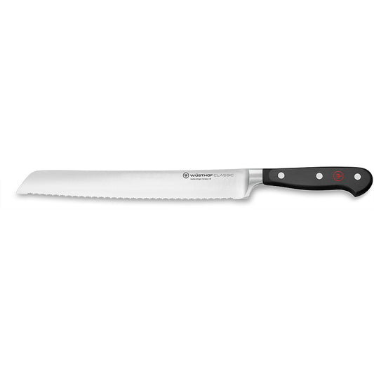 Wusthof Classic Bread Knife, 9" Double-Serrated 4152/23