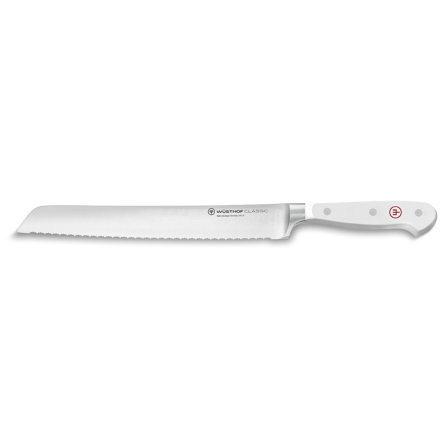 9" Classic White Double-Serrated Bread Knife
