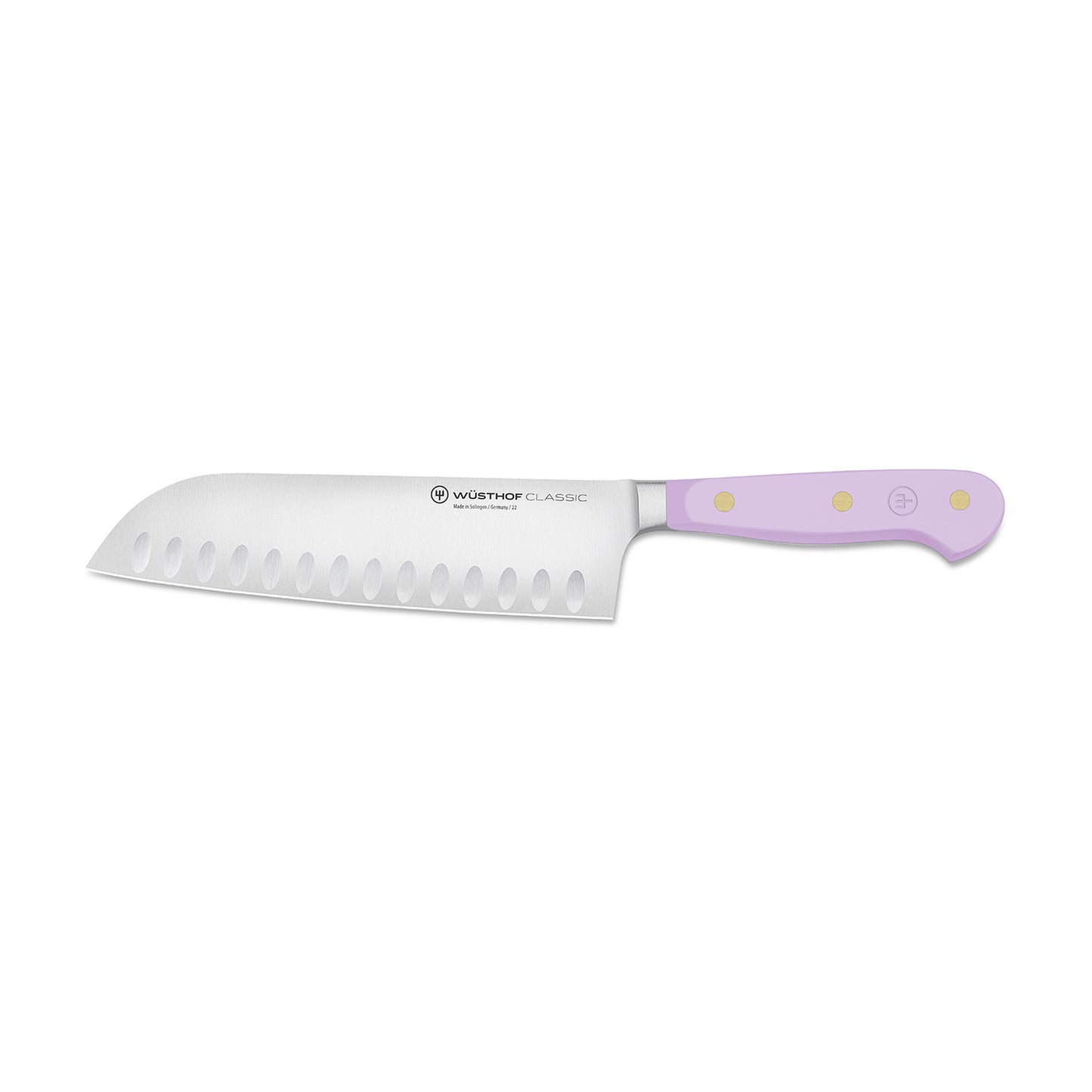 Classic Purple Yam 7" Hollow Edge Santoku